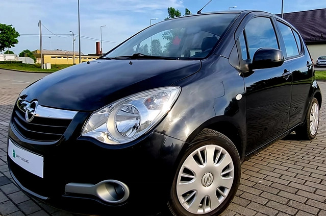 Opel Agila cena 11900 przebieg: 159000, rok produkcji 2009 z Paczków małe 46